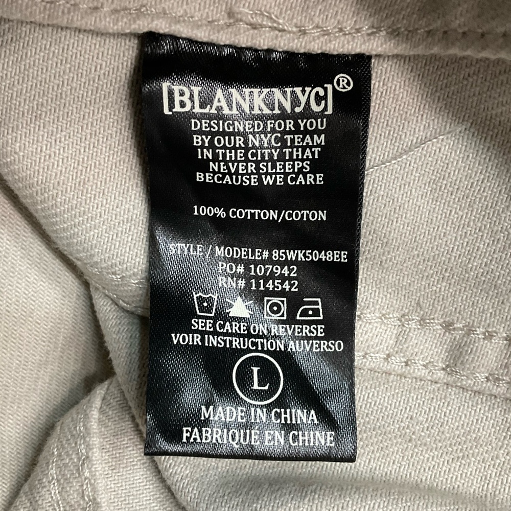 BLANKNYC Snake Print Denim Trucker Jacket Size Large - Picture 5 of 6